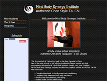 Tablet Screenshot of mindbodysynergyinstitute.com